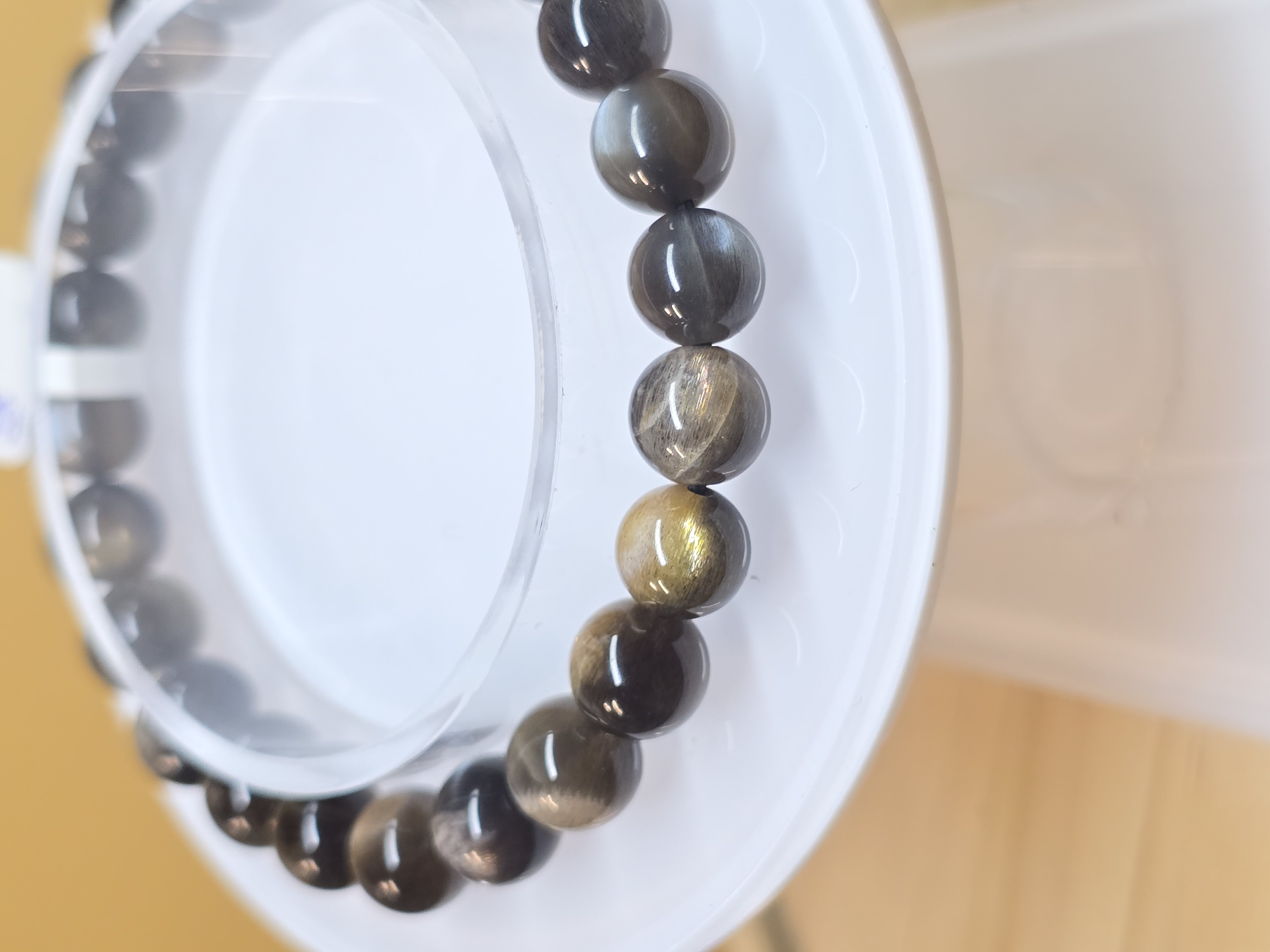 Vòng Tay Đá Mặt Trăng Đen Black Moonstone_thumbnail_3