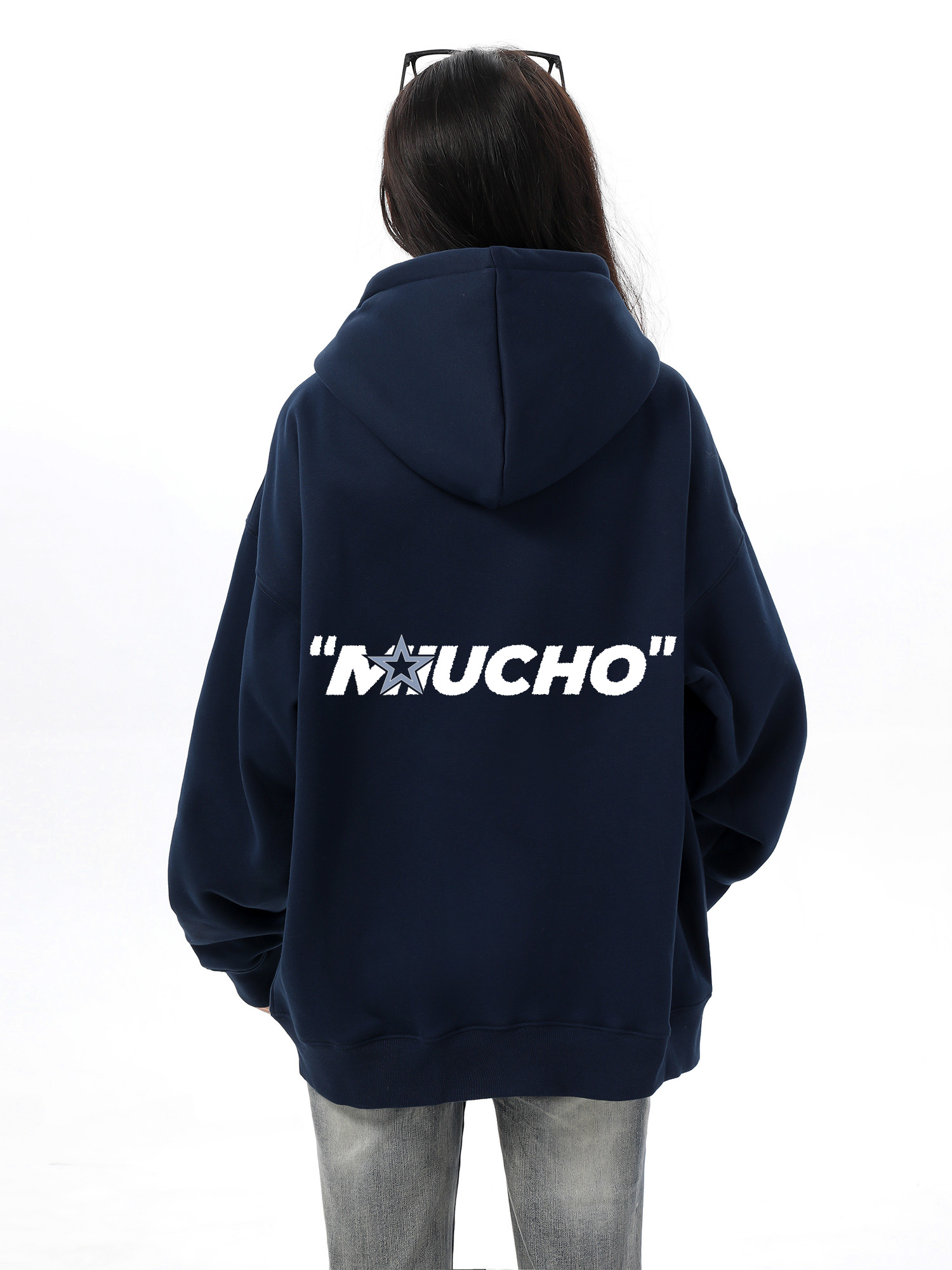 Áo hoodie zip local brand HZD1588 Miucho vải nỉ chân cua dày dặn mủ rộng in typography_thumbnail_3