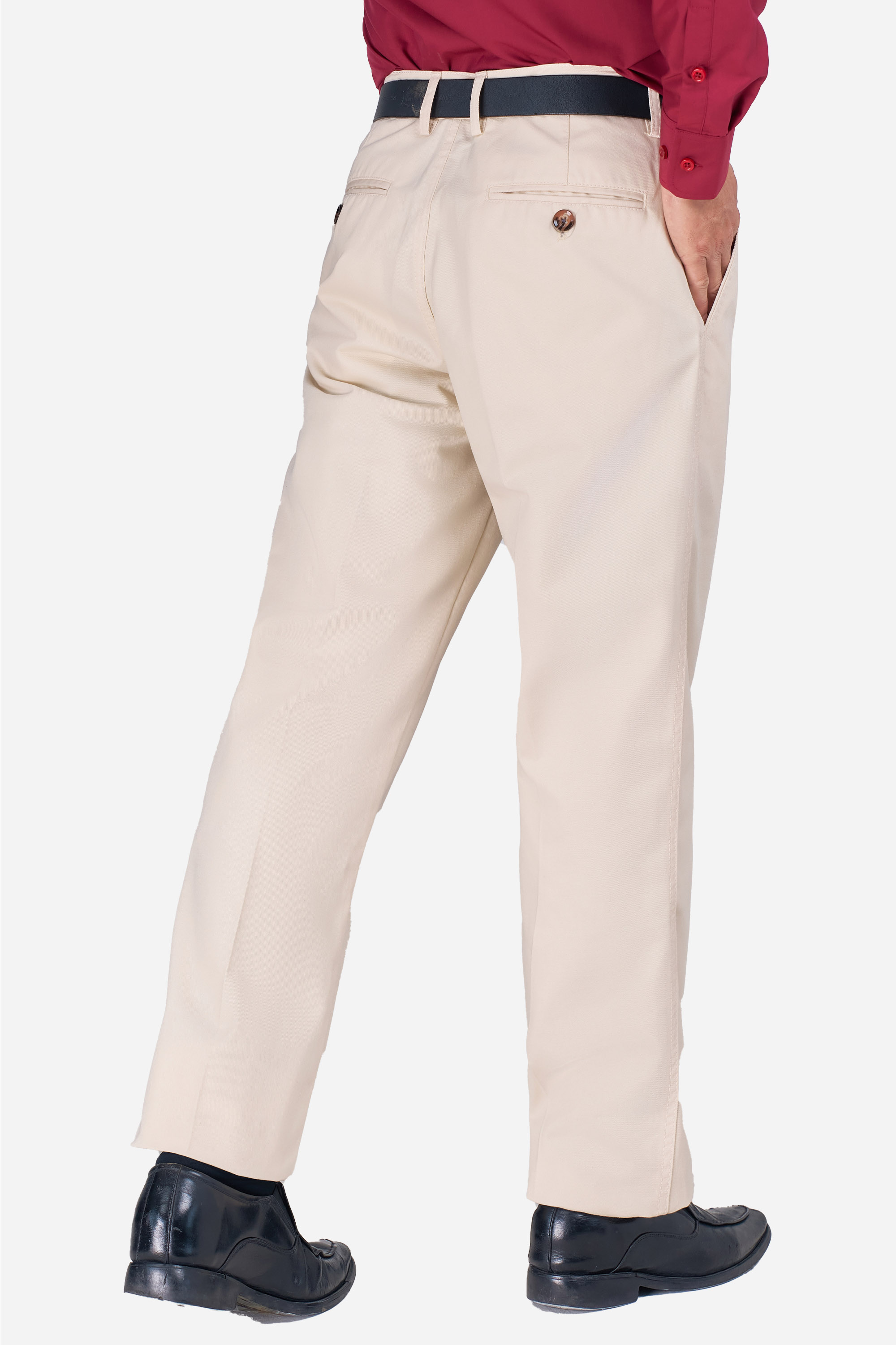 Quần Kaki Thô 2 Li Nam Trung Niên ANCHI Phom Suông Ống Rộng Màu Vàng Nhạt_thumbnail_29