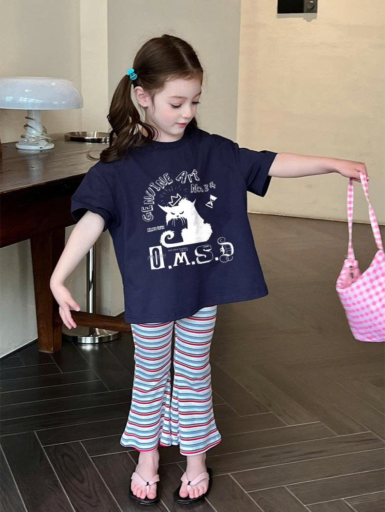 Áo thun cho bé form rộng dáng ngắn AED2275 Miucho Kid chất vải cotton mềm mại thoáng mát in graphic_thumbnail_4