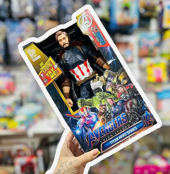 Mô hình nhân vật Captain American (Có pin)_thumbnail_1