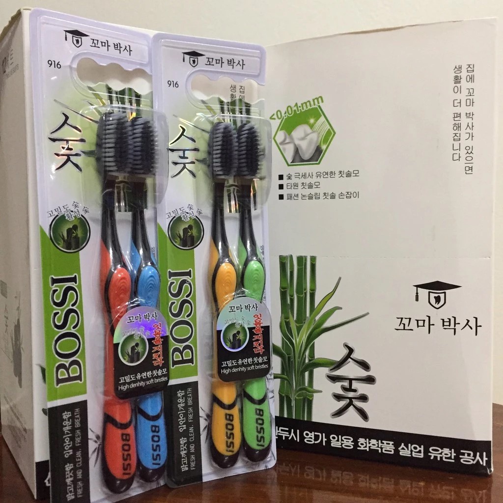 BÀN CHẢI ĐÁNH RĂNG THAN TRE