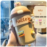 BÌNH NƯỚC HELLO kèm dây đeo mix màu_thumbnail_1