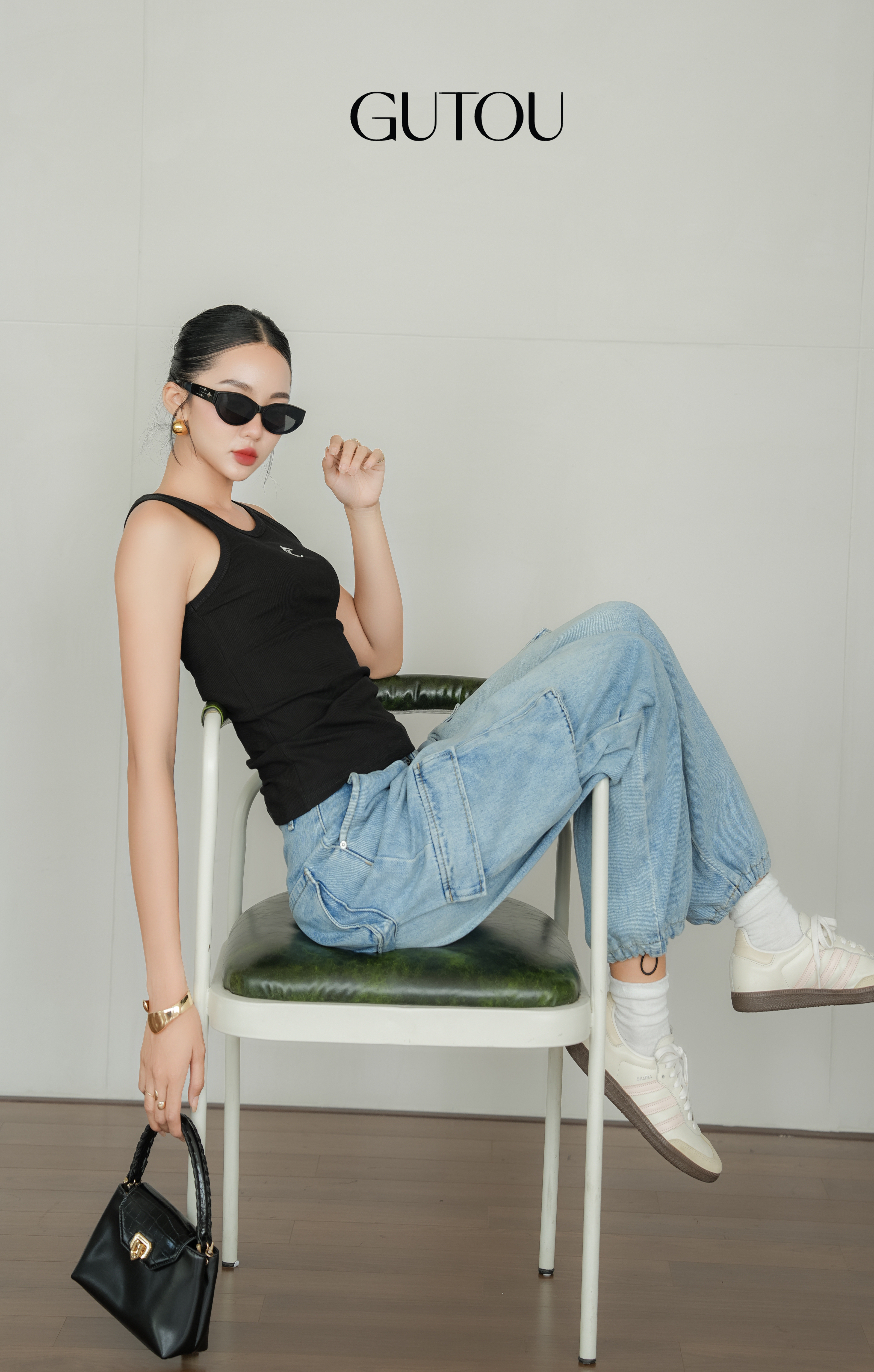 [GUTOU] Quần Jean Baggy Uni Jogger_thumbnail_3