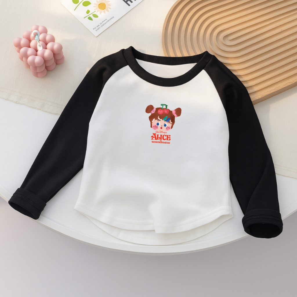 Áo thu đông cho bé gái  in hình bé gái hot trend chất borip co giãn 4 chiều - Loza Kids AD003_thumbnail_4