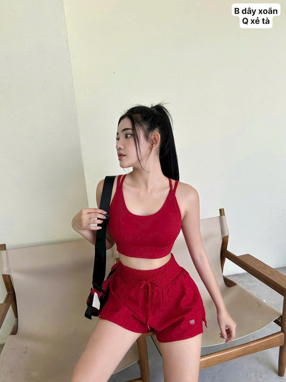Quần Đùi Thể Thao Boxer 2 Lớp Xẻ Tà Cột Dây_thumbnail_5