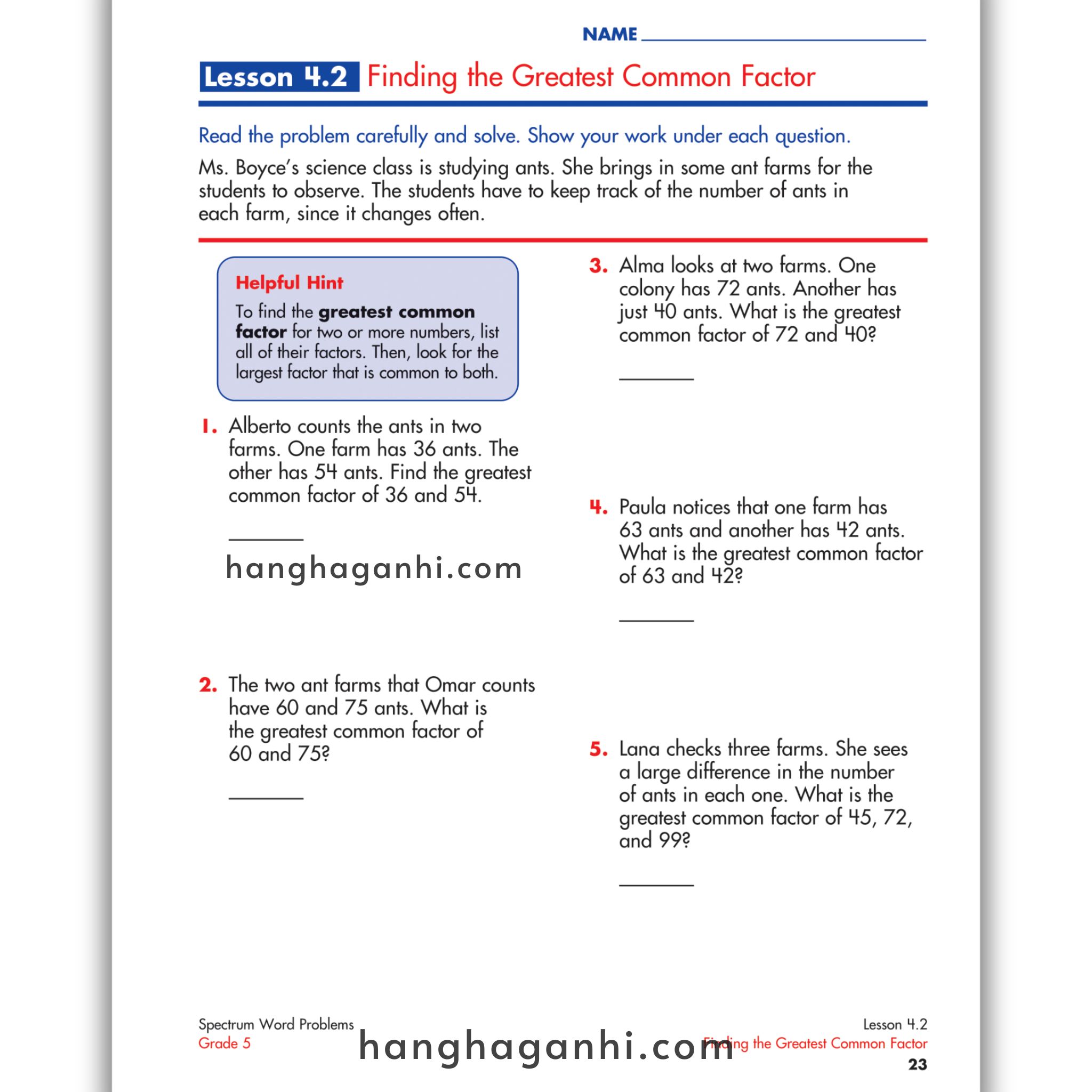 Sách Spectrum Word Problems Workbook Grade 5_thumbnail_7