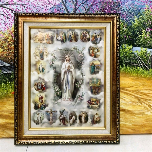 Tranh 20 màu nhiệm mân côi 40x50cm giấy Italia cao cấp_thumbnail_2