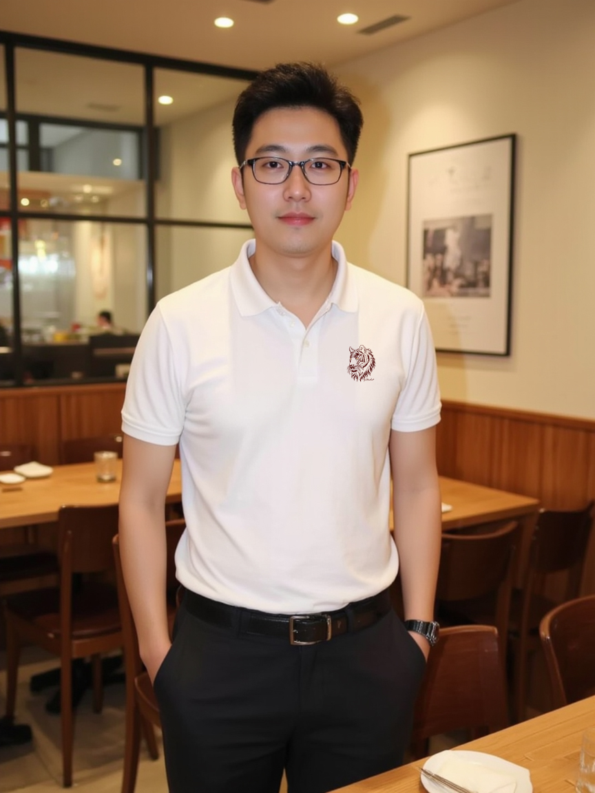 Áo polo nam form vừa 1881 Miucho Iconic vải cá sấu đứng form thoáng mát in artwork_thumbnail_4