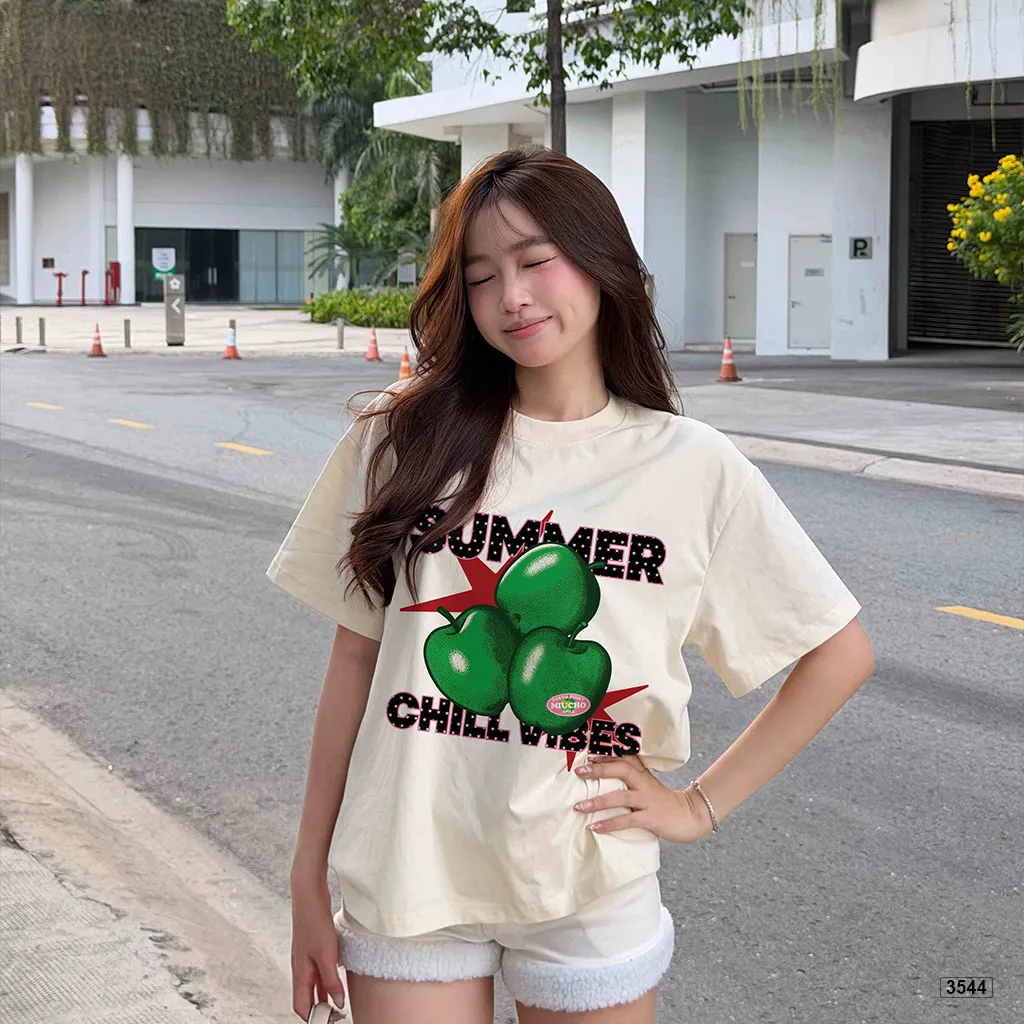 Áo thun boxy unisex chill vibes mùa hè Miucho 3544_thumbnail_2