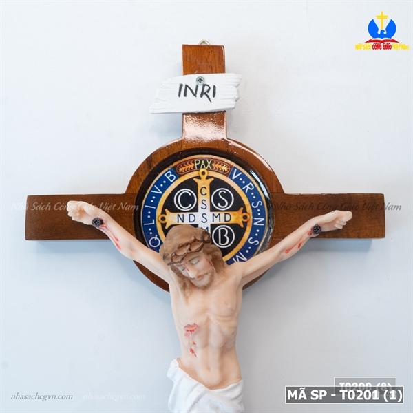 Thánh Giá trừ tà Chúa 30cm treo