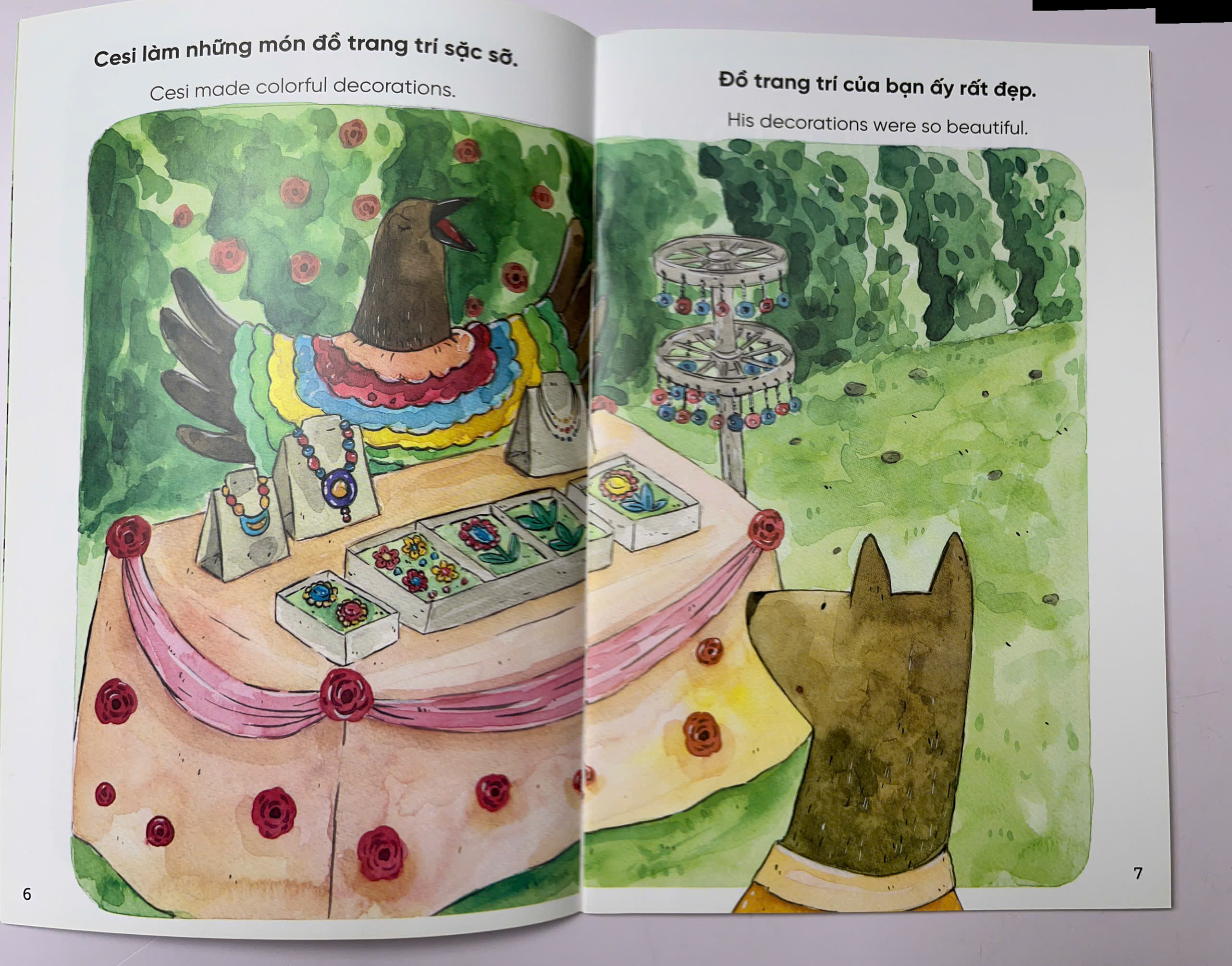 Combo 6c Truyện tranh song ngữ Việt-Anh dành cho trẻ em - Cùng học cư xử tốt_thumbnail_9