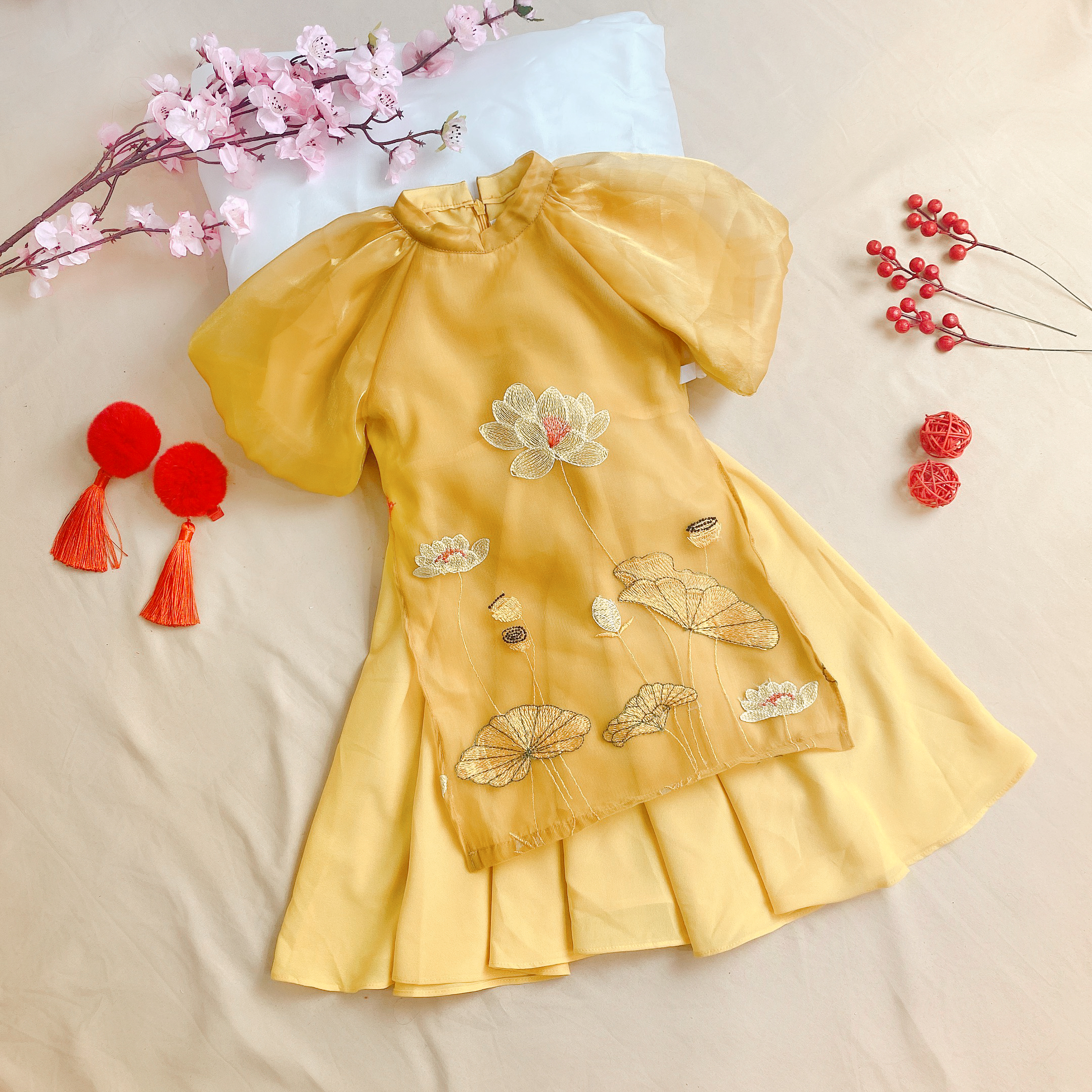 Váy giả Áo dài tơ hoa ren_thumbnail_6