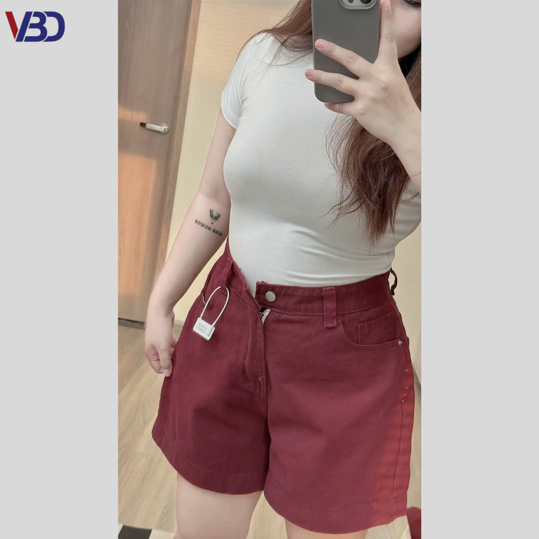 Quần short lửng thêu nơ kaki jean bigsize QSJ049 dành cho nàng béo mập từ 55-90kg_thumbnail_14