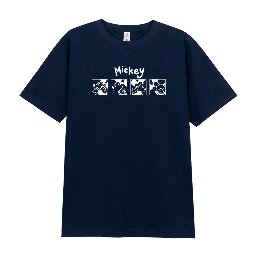 Áo thun nữ form vừa regular nhiều màu sắc ARD1486 Miucho Chic vải cotton cổ tròn in artwork_thumbnail_14