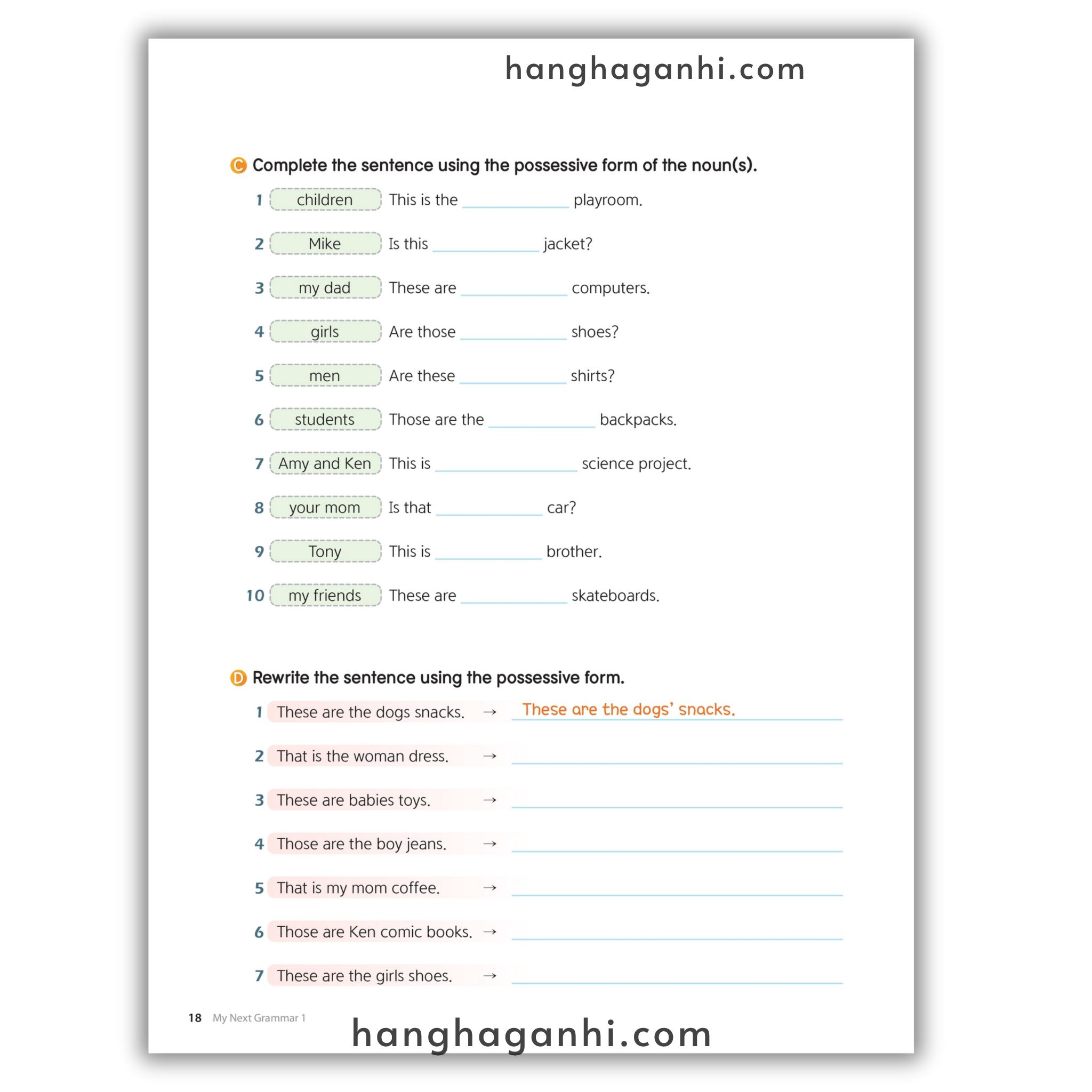 My Next Grammar 1 Workbook (2nd Edition)_thumbnail_11