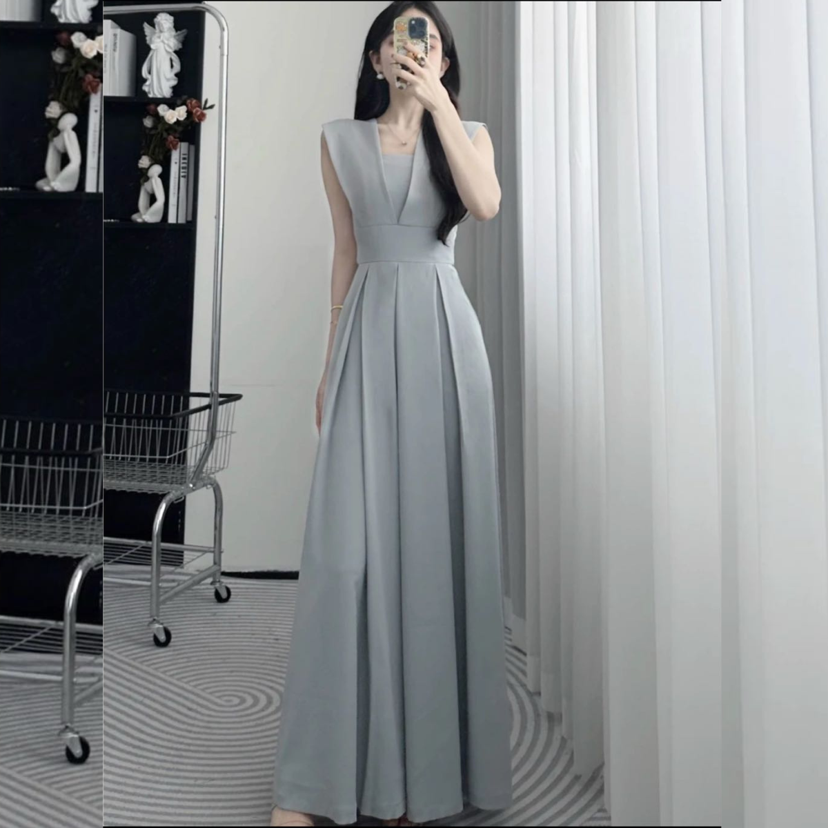 Jumpsuit dài ông rộng Phong Cách sang trọng_thumbnail_1