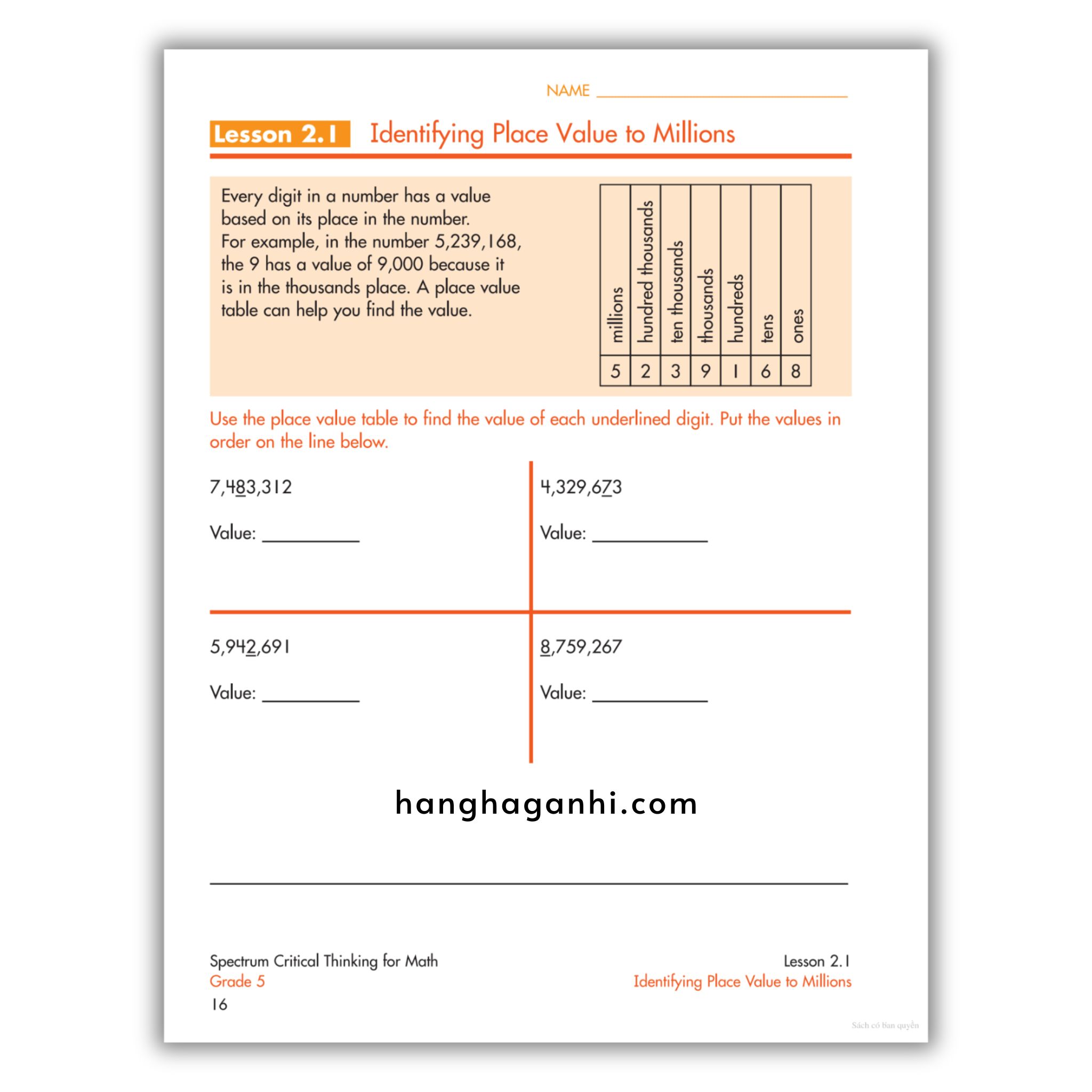 Sách Spectrum Critical Thinking for Math Workbook Grade 5_thumbnail_4
