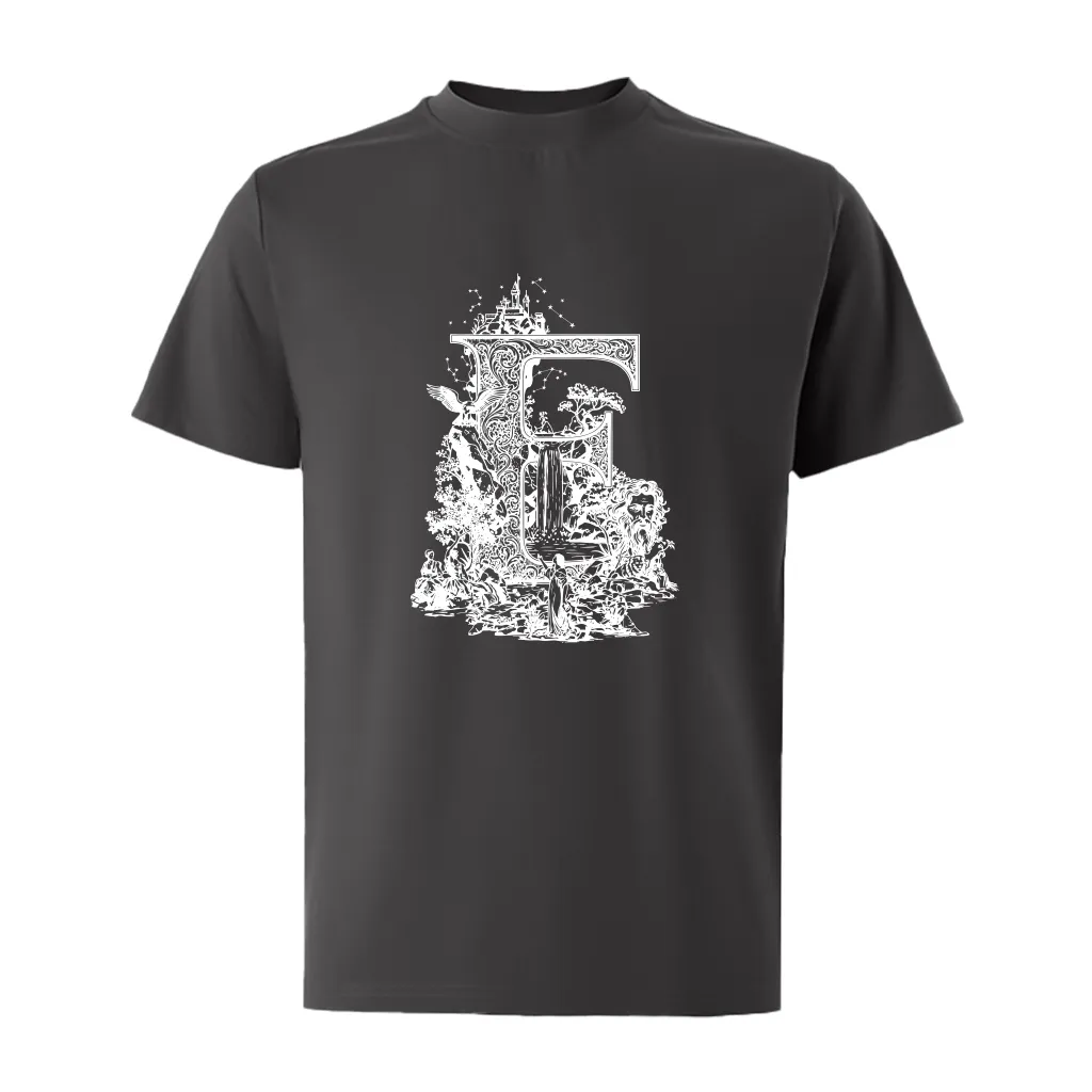 Áo thun nam form rộng Miucho Iconic cotton thoáng mát thấm hút tốt nhiều màu in chữ cái E 2750_thumbnail_11