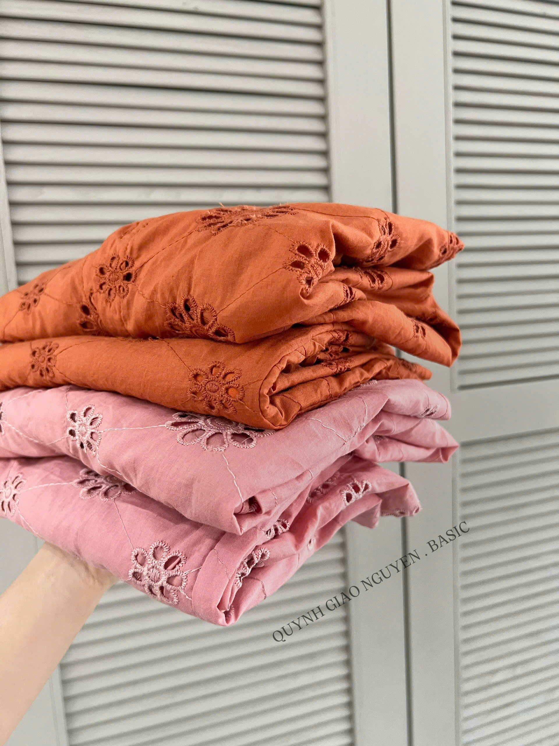 Set sơ mi đục lỗ ZÁ RÀ ( CAM ĐẤT )_thumbnail_7