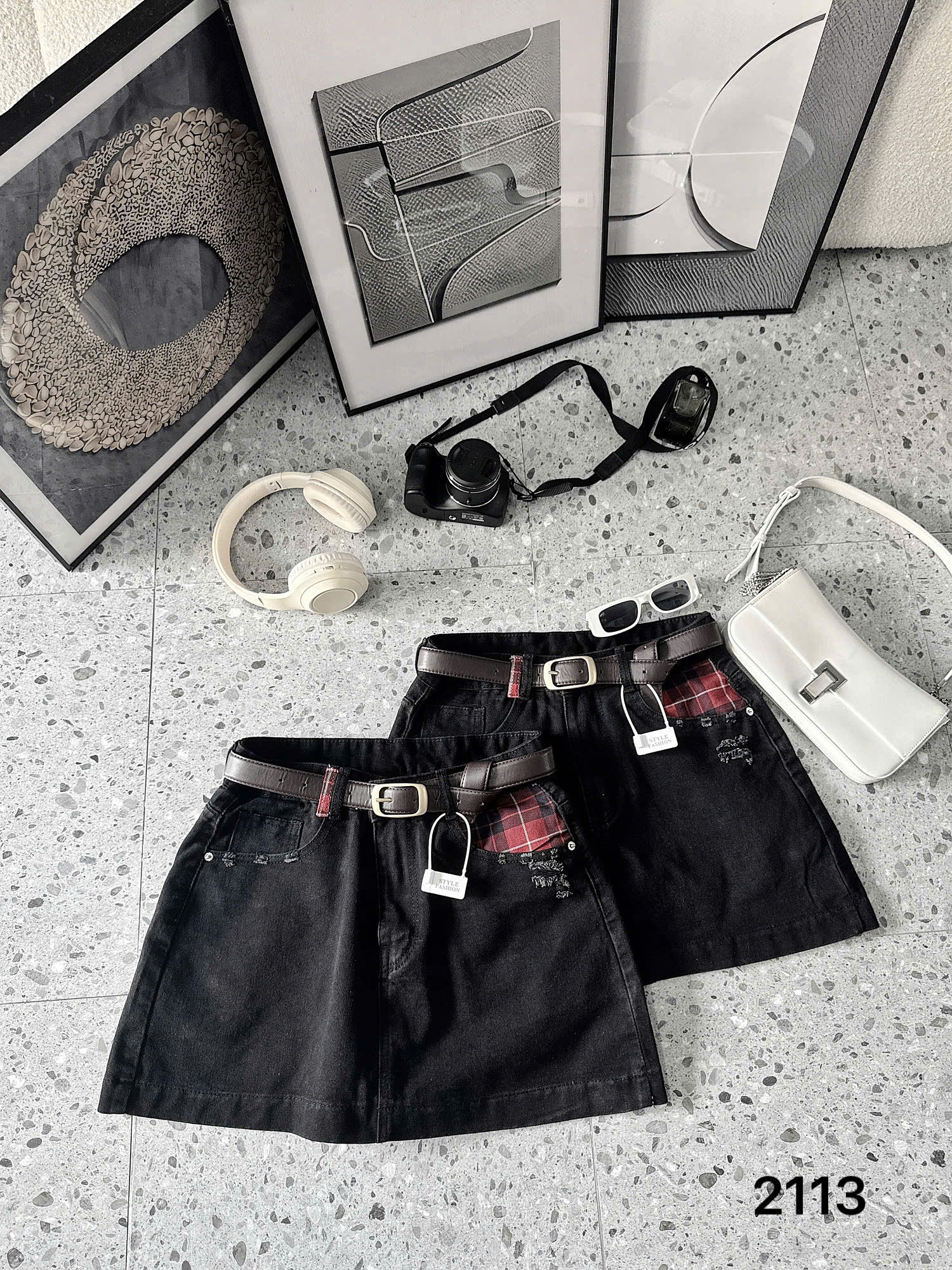 BIGSIZE NỮ- Chân váy jean túi caro T-JV2113_thumbnail_6