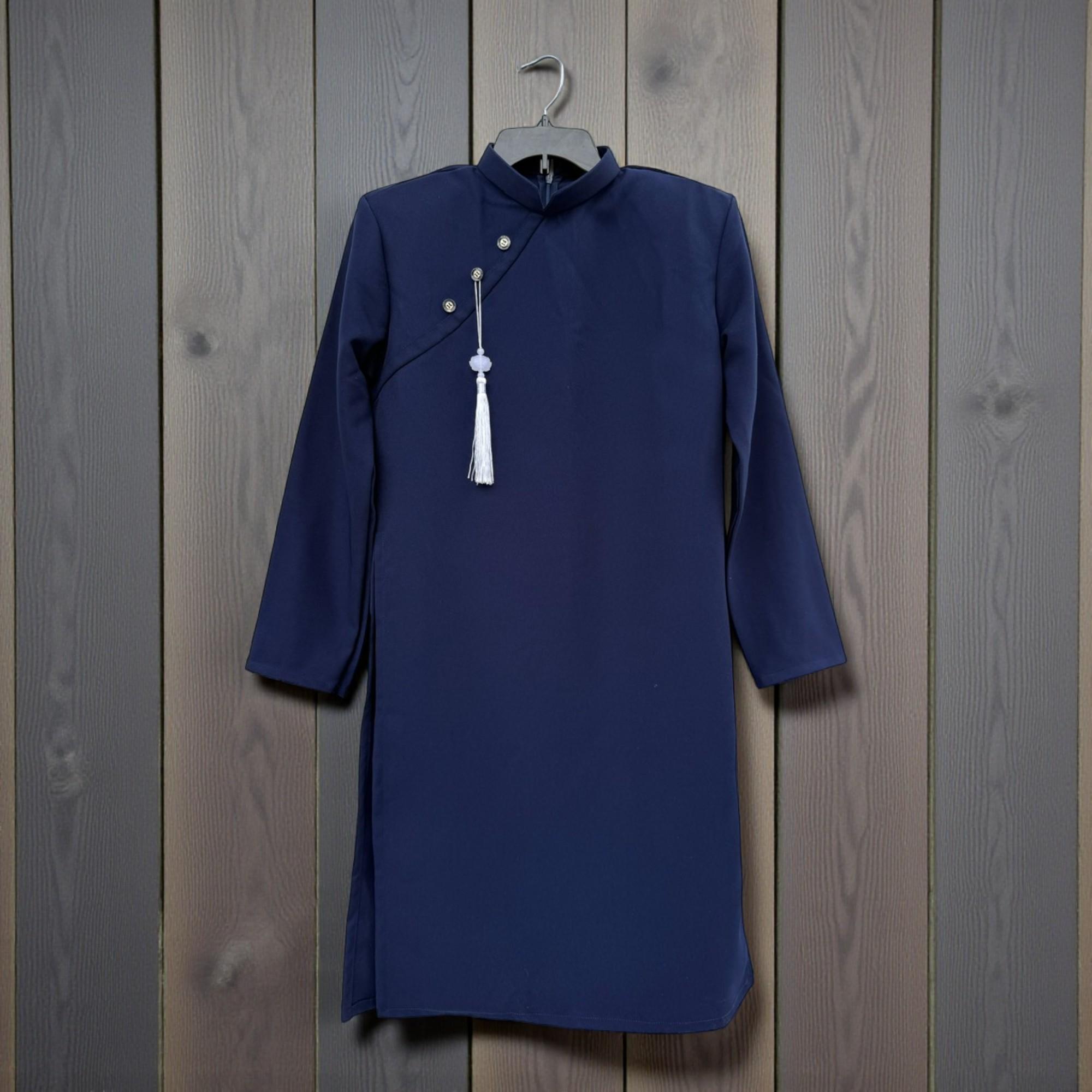 Áo Dài Nam Cách Tân Vài Cotton Hàn-Mặc Tết, Chụp Ảnh KT01_thumbnail_4