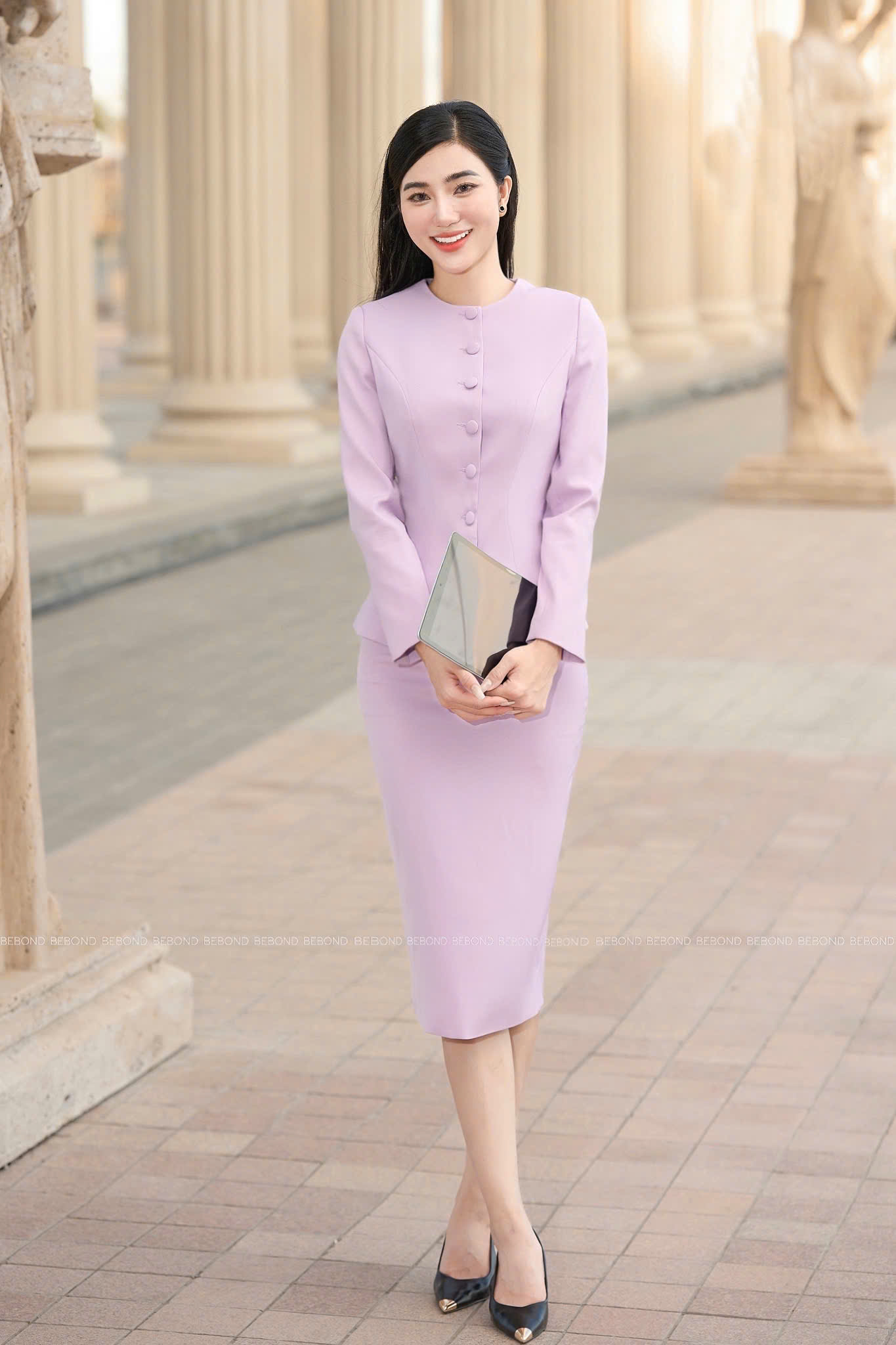 Set Vest SUZY không cổ màu TÍM_thumbnail_1