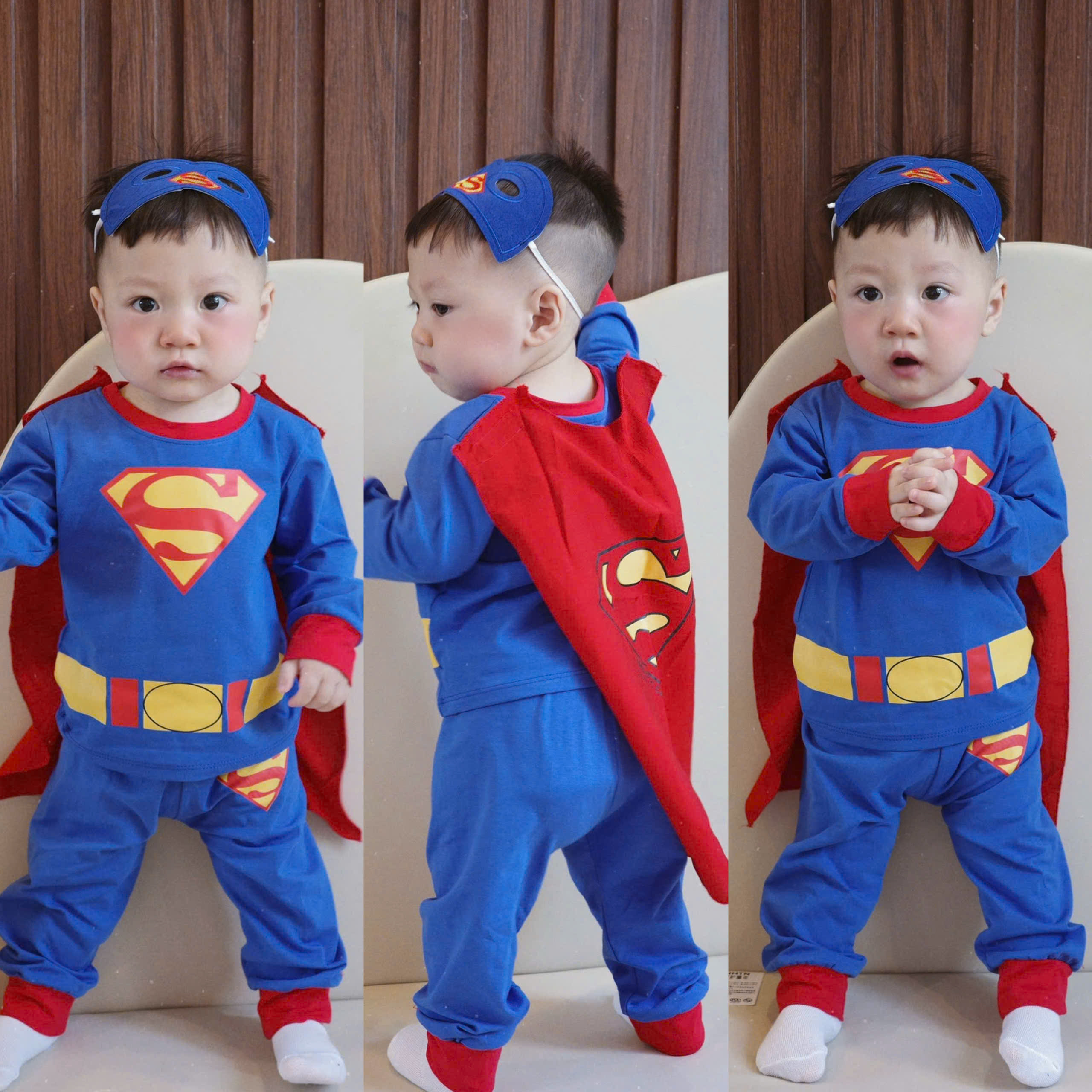 Q11 BỘ DÀI TAY SUPPERMAN ÁO CHOÀNG- A210.354