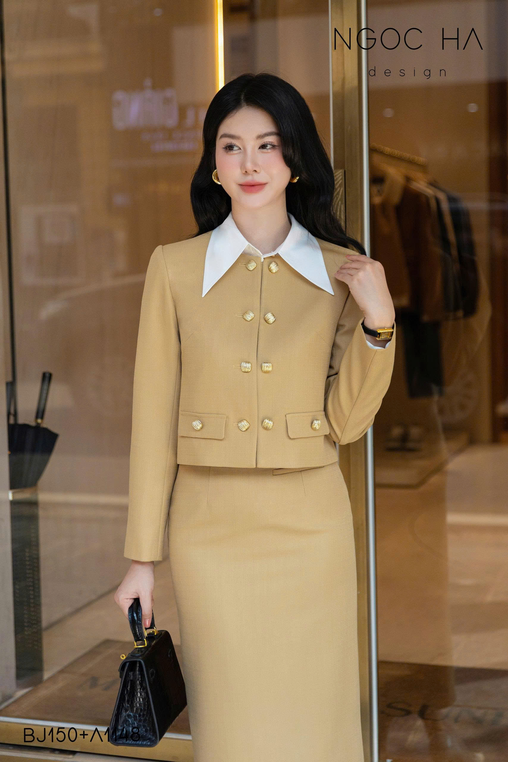 Bijou Set_ Bộ Text Dài Tay Màu Vàng Đồng BJ150_thumbnail_2