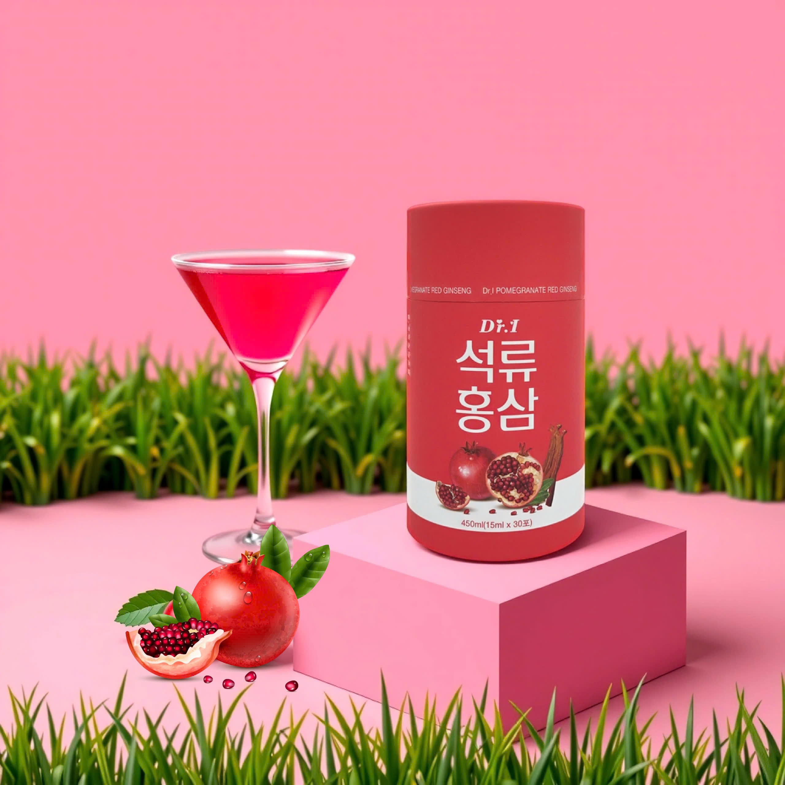 Tinh Chất Hồng Sâm Collagen Lựu - Tặng 1 gói kẹo sâm 200g