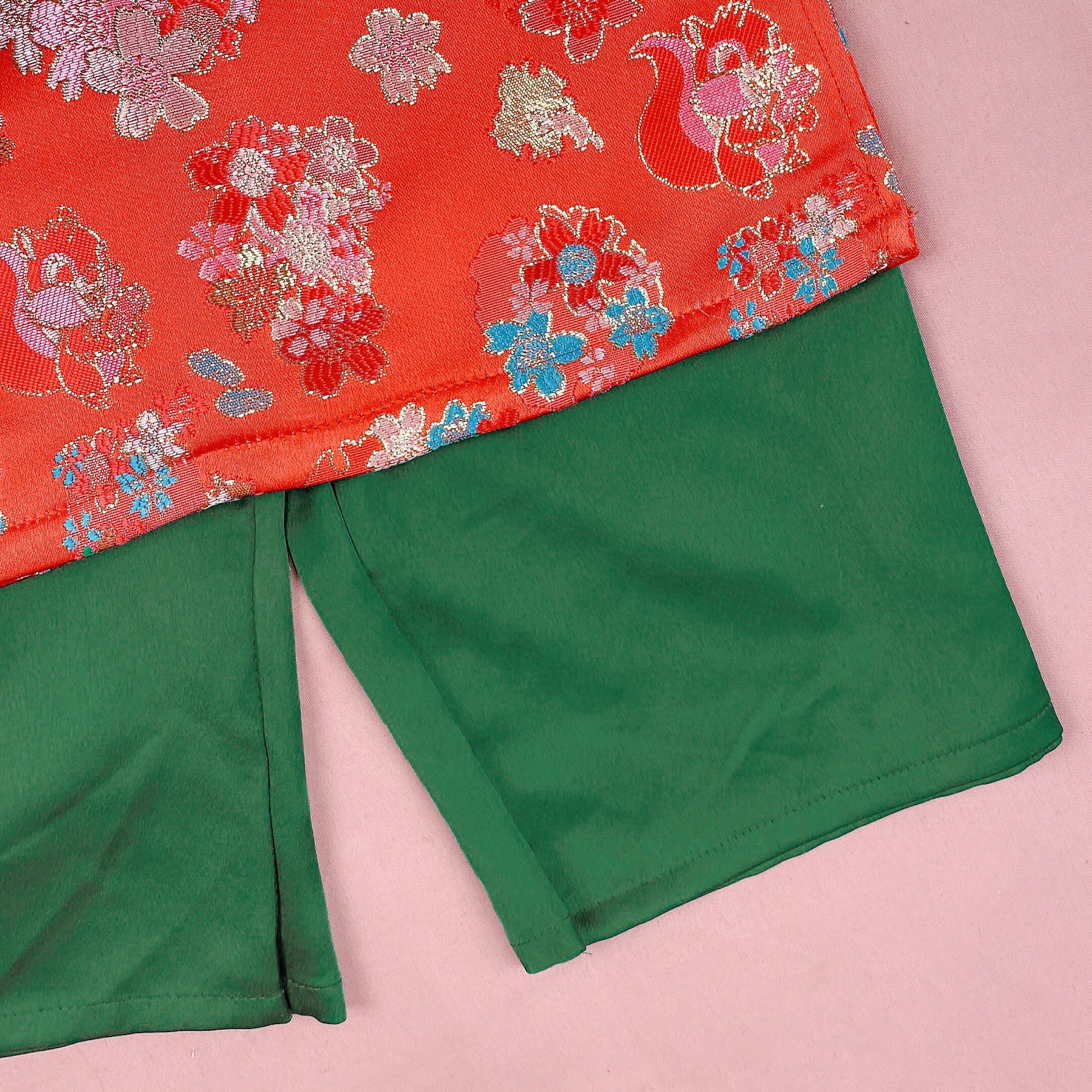 Áo dài phối xanh kèm quần_thumbnail_5