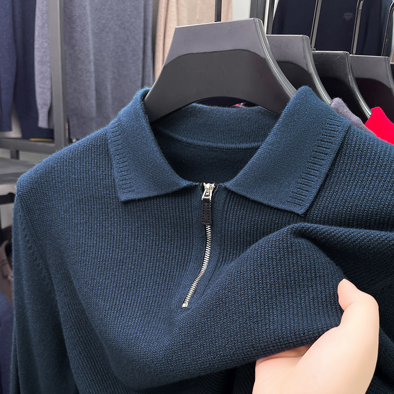 Polo Len Zip Gân 7 Màu_thumbnail_4