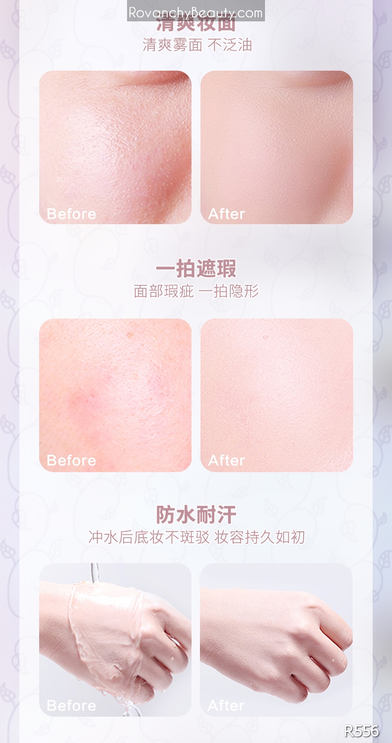 Phấn Nước R556 ROVANCHY Hộp Vàng Sang Trọng - Lớp Nền Hoàn Hảo, Che Phủ Tự Nhiên_thumbnail_17