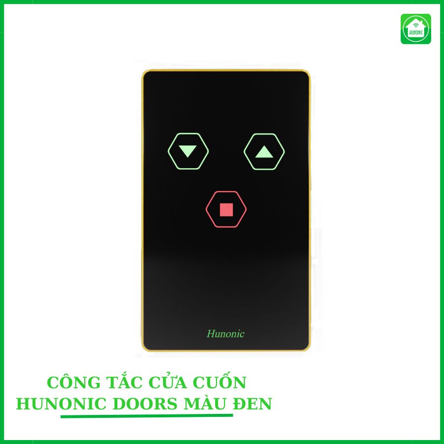 Công tắc Cửa Cuốn Hunonic Door S màu Đen