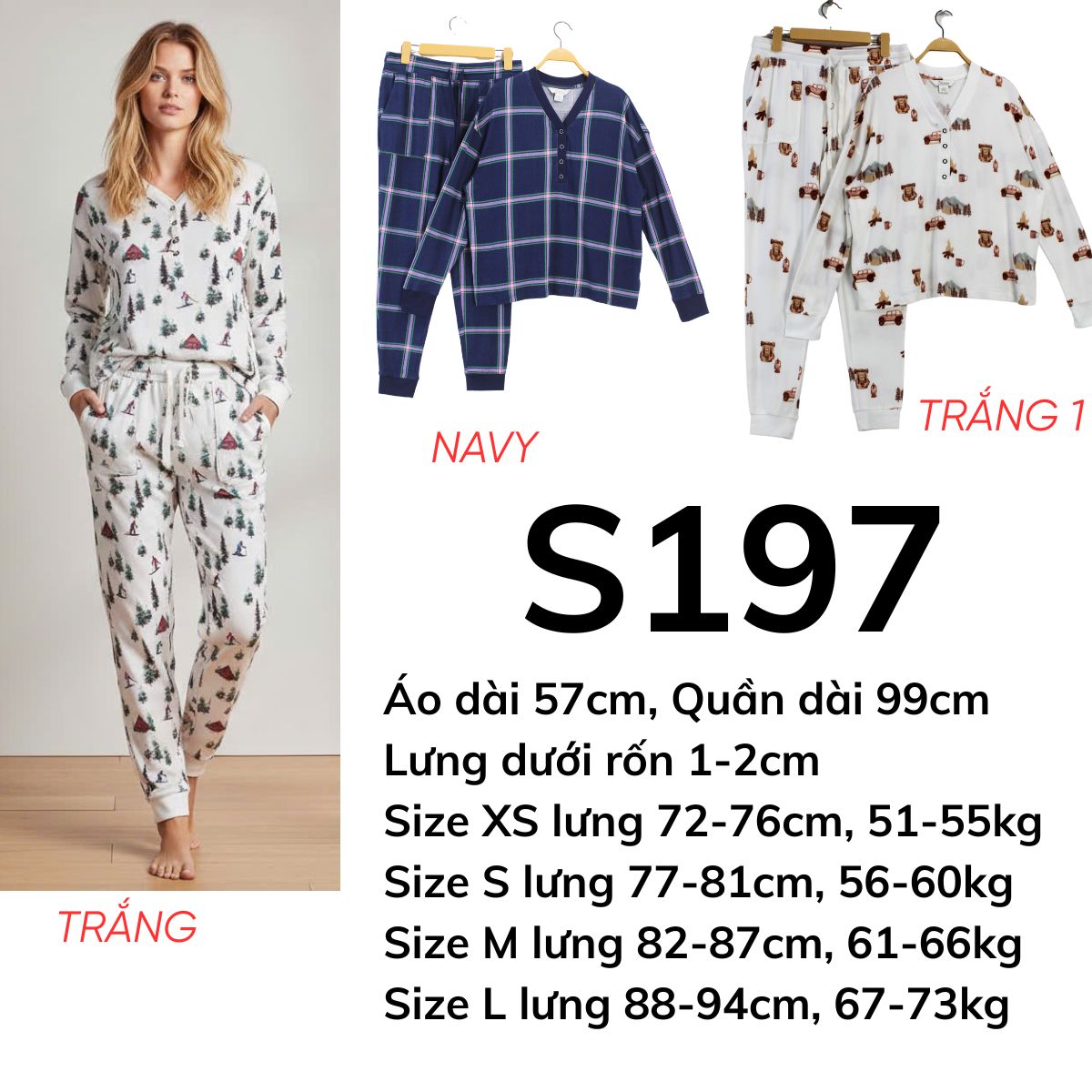 S197 Sét bộ ngủ