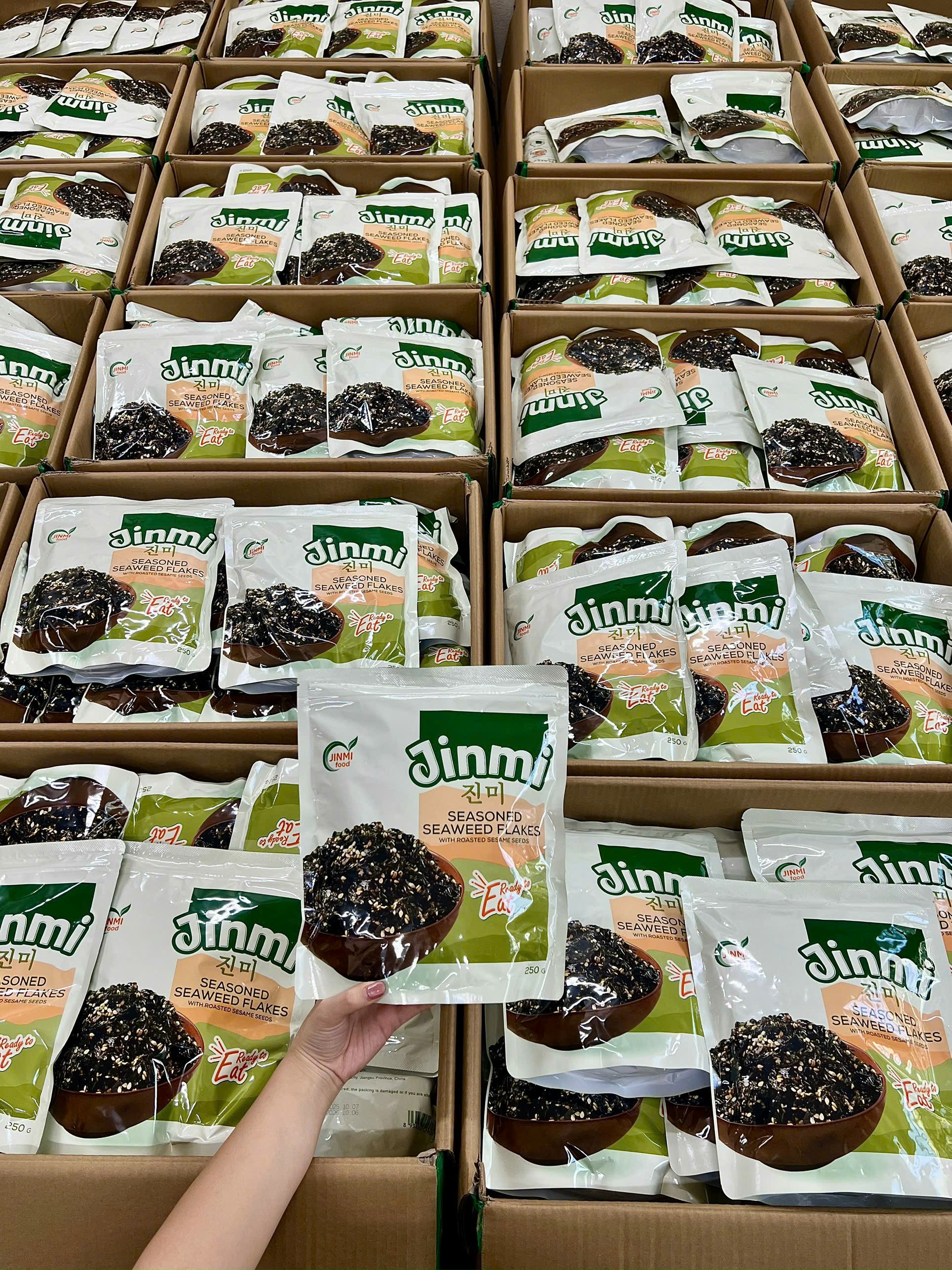 Rong biển Jinmi sấy giòn vị truyền thống túi zip 250g_thumbnail_1