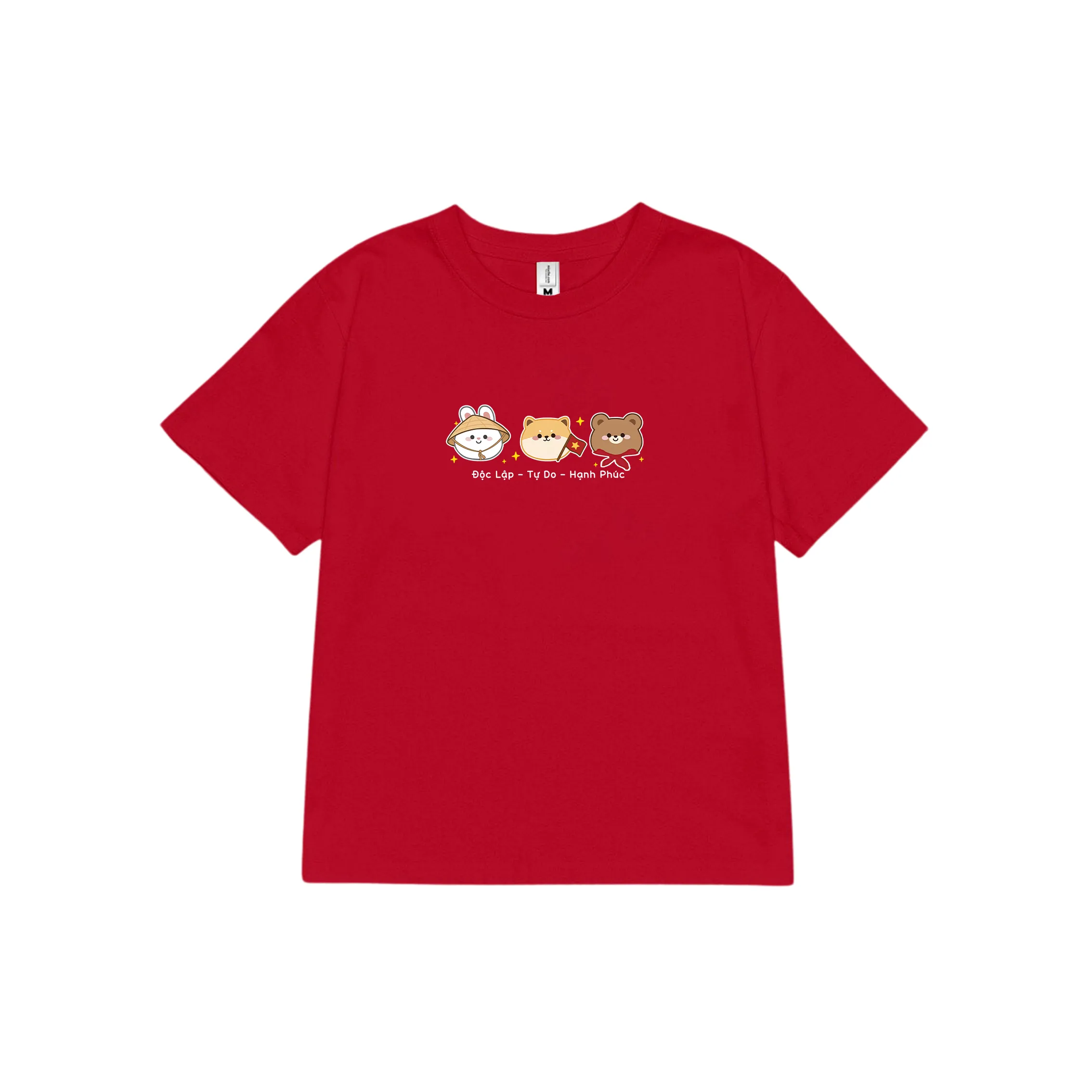 Áo baby tee Độc Lập Tự Do Hạnh Phúc 2521 Miucho vải cotton thoáng mát in mix_thumbnail_9