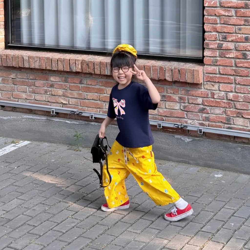 Áo thun bé gái form rộng Kado vải cotton thoáng mát mềm mại Hello Kittie hình nơ siêu cute 2881_thumbnail_5