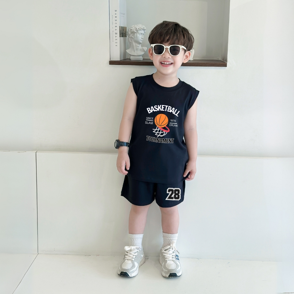 Bộ ba lỗ bé trai in hình bóng rổ - Loza Kids BL346_thumbnail_1