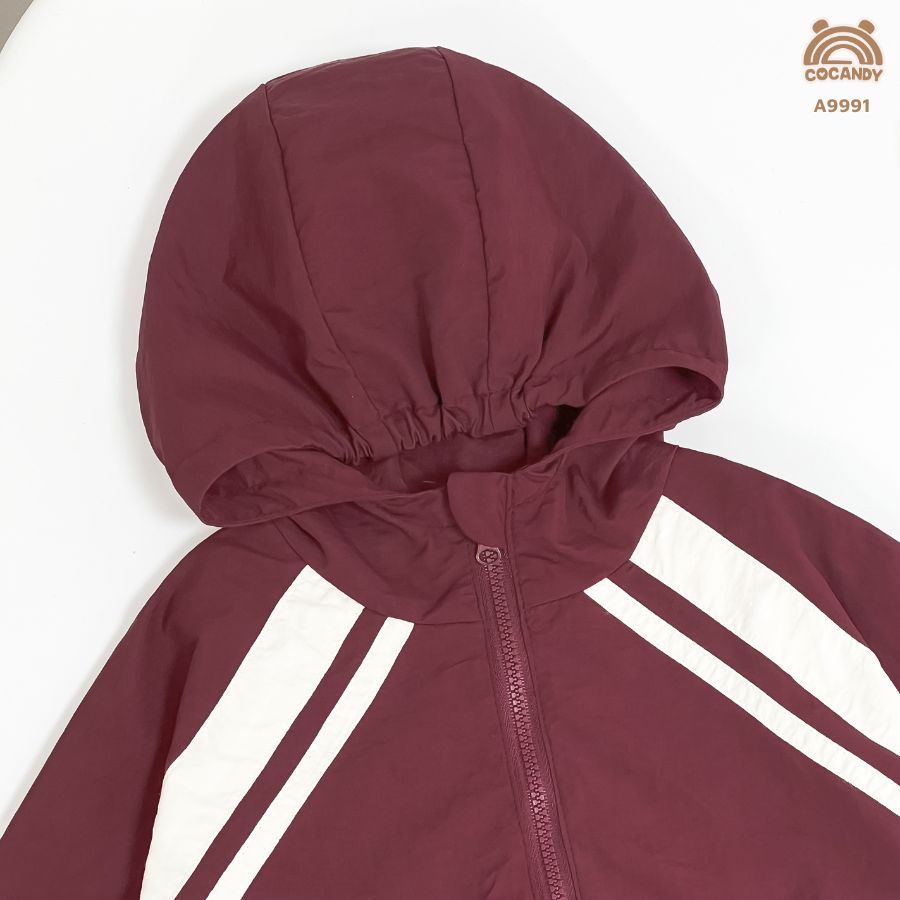 Áo khoác gió ĐỎ phối nẹp be_thumbnail_5