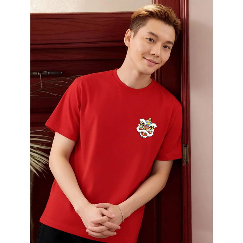 Áo thun nam form rộng Miucho Iconic thoáng mát trẻ trung Kỳ Lân in mix 2962_thumbnail_4