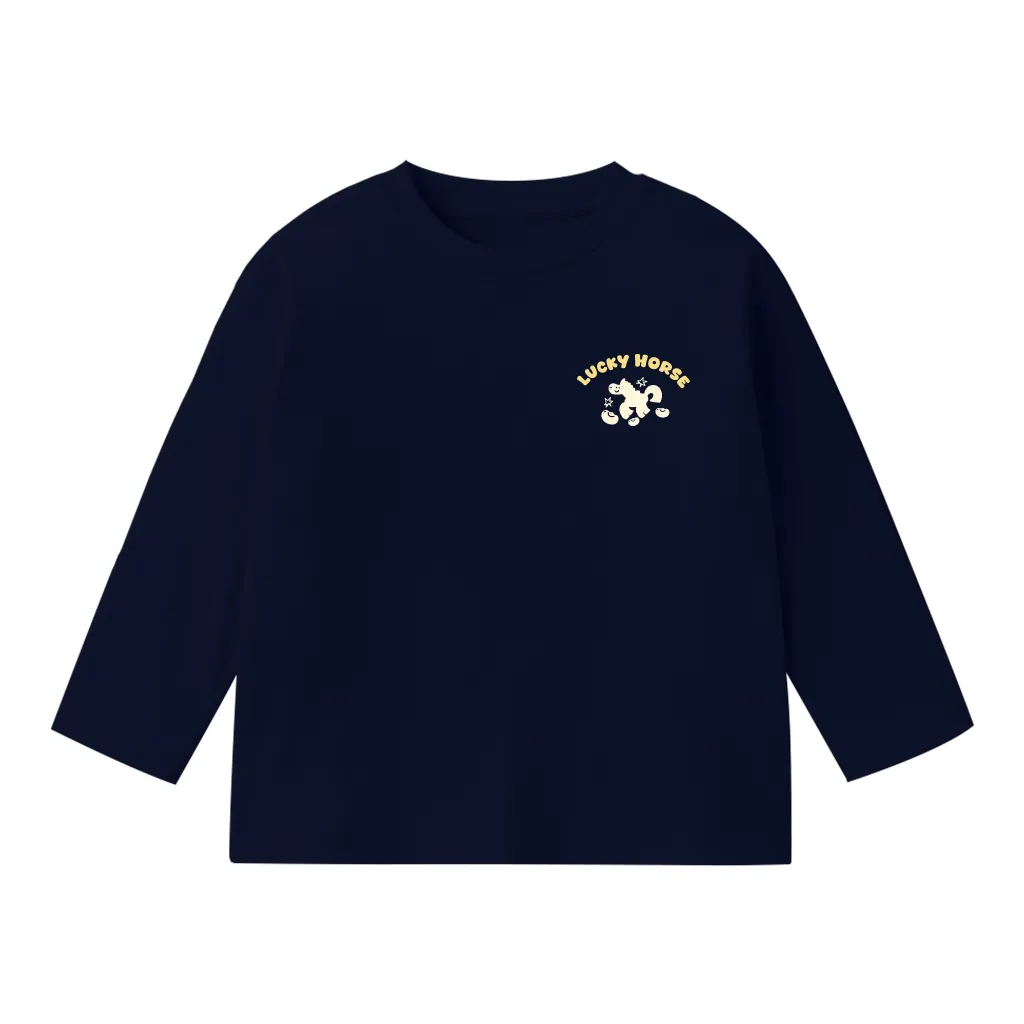 Áo thun Tết bé gái Kado vải cotton thoáng mát tay dài form rộng họa tiết nhỏ 2984_thumbnail_11