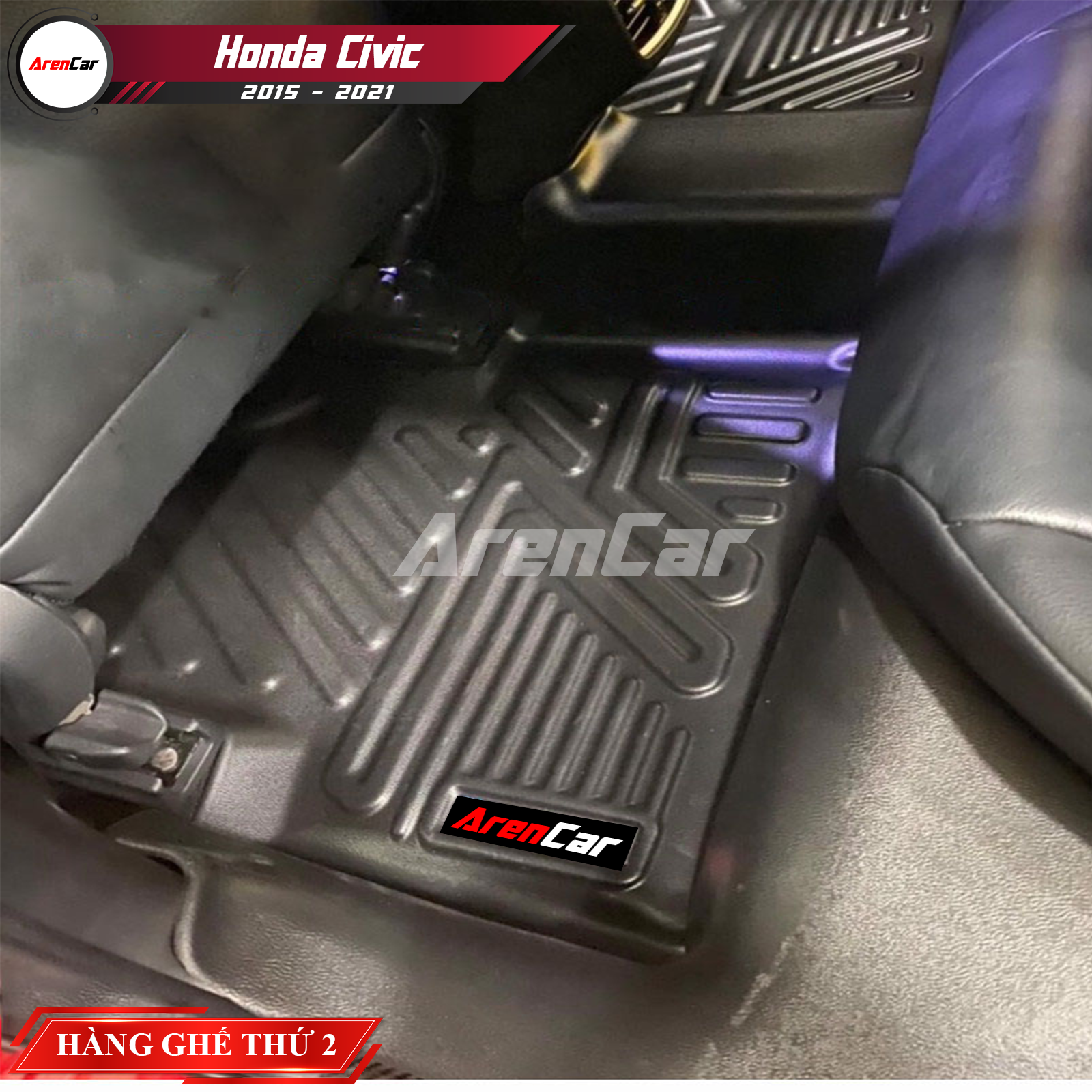 Thảm Lót Sàn Ô Tô TPE Nhựa Đúc Honda Civic_thumbnail_3