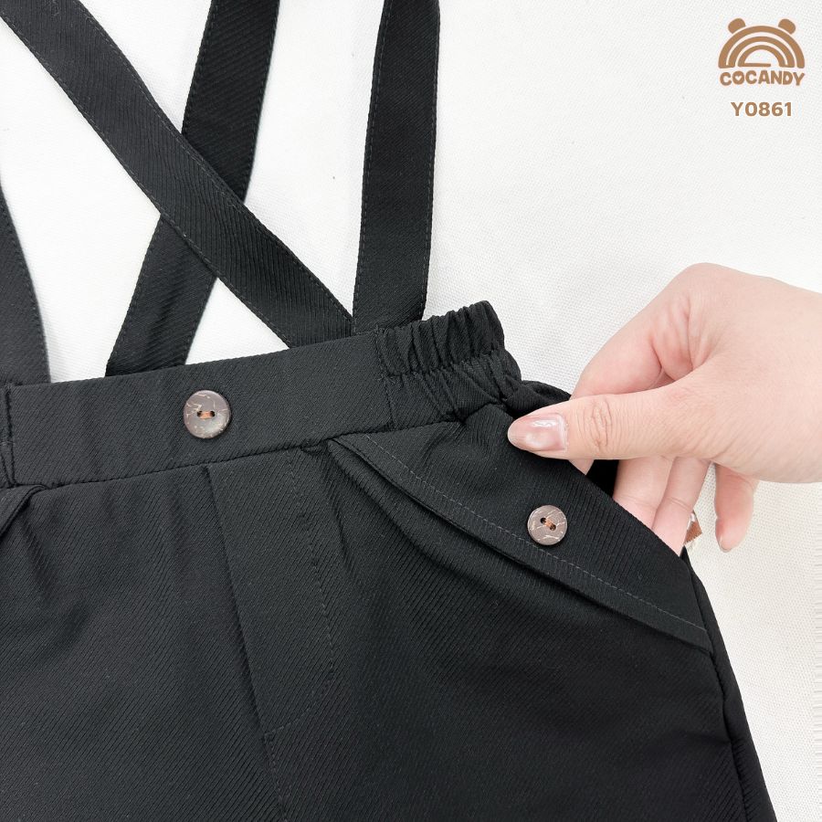 Yếm quần cộc ĐEN túi chéo cúc_thumbnail_2