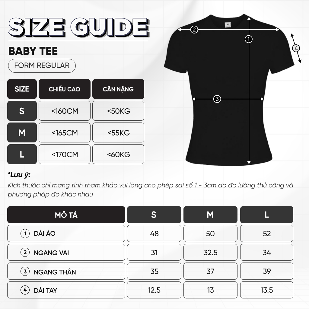 Áo baby tee trơn chất vải borip co giãn 4c AB00037 Miucho_thumbnail_8