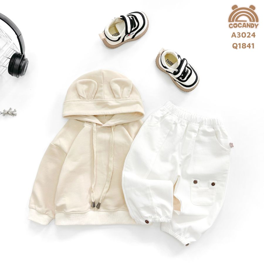 Áo dài da cá BE mũ tai gấu_thumbnail_3