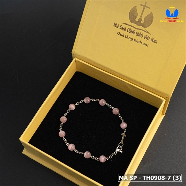 Lắc Mân Côi đá mắt mèo màu hồng nhạt 6ly_thumbnail_1