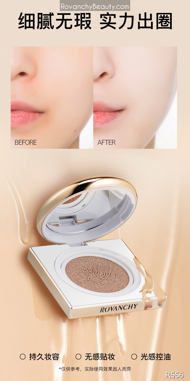 Phấn Nước R556 ROVANCHY Hộp Vàng Sang Trọng - Lớp Nền Hoàn Hảo, Che Phủ Tự Nhiên_thumbnail_21