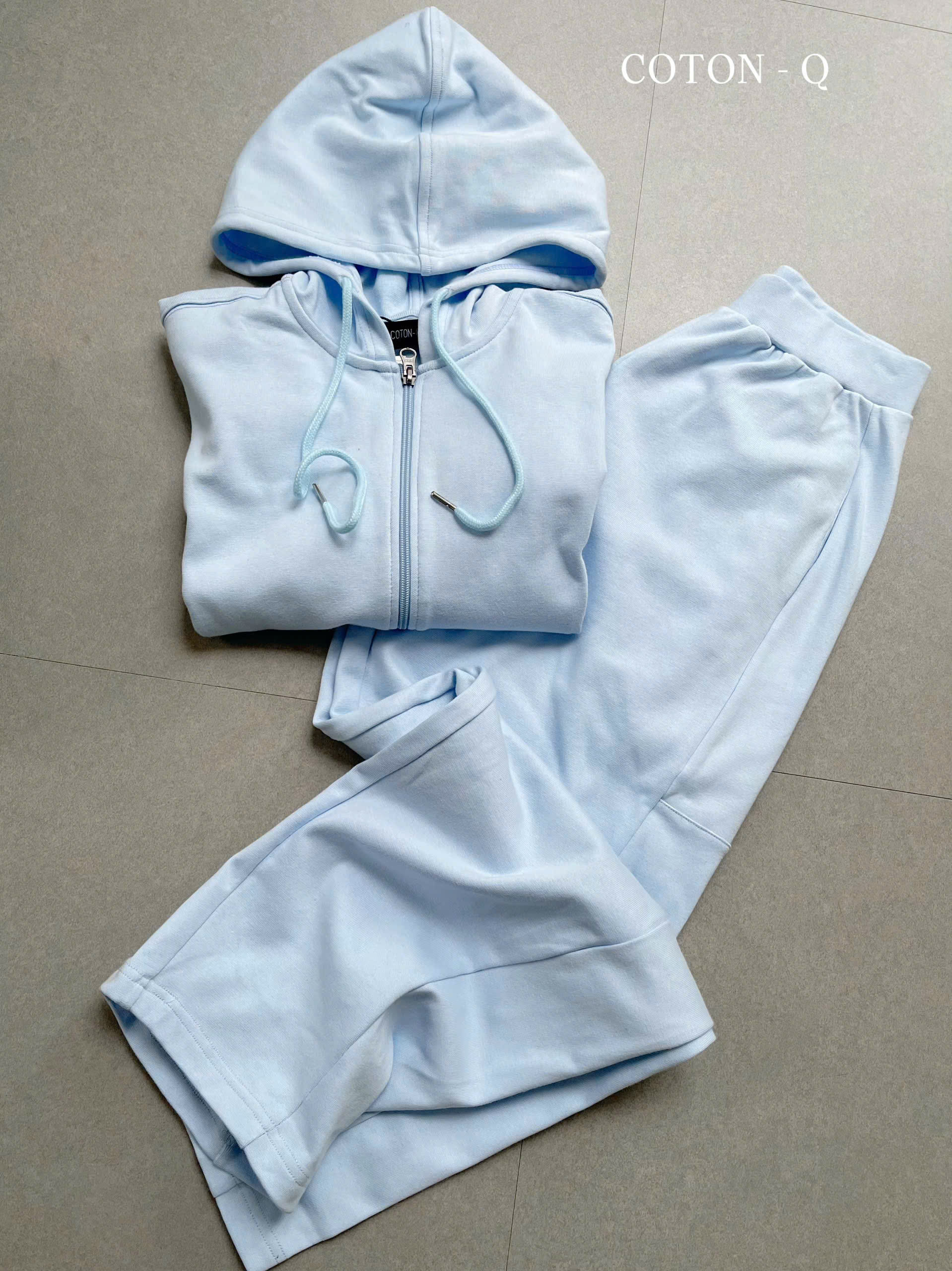 Set áo khoác có nón + quần thun dài ( XÁM )_thumbnail_13