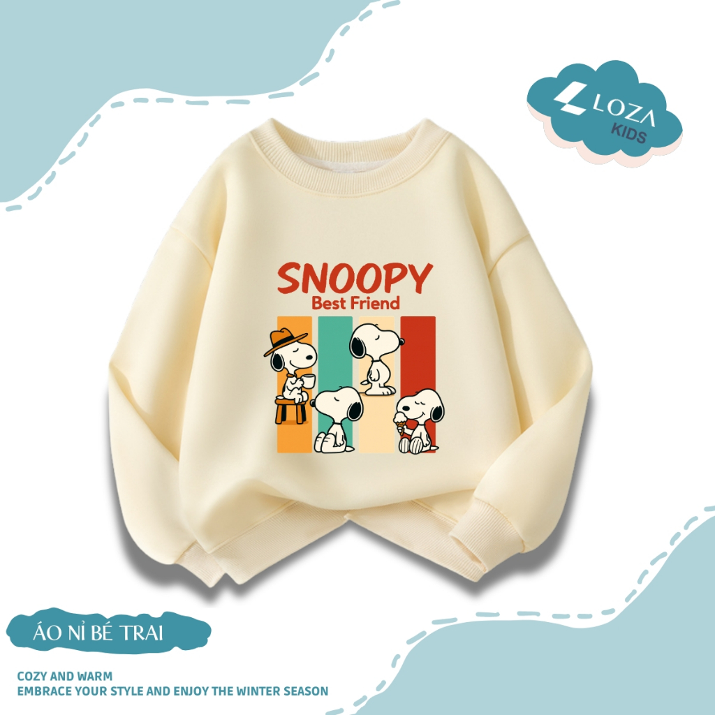 Áo sweater bé trai in hình BST Snoopy nhiều mẫu - Loza Kids IN010_thumbnail_4